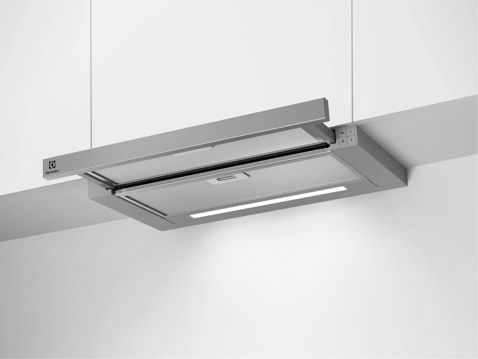Electrolux LFP416X 60cm, Grå, Vit