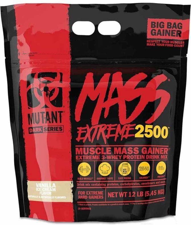 Mutant Mass Extreme 2500 Gainer Vanilla Ice Cream 5.45kg