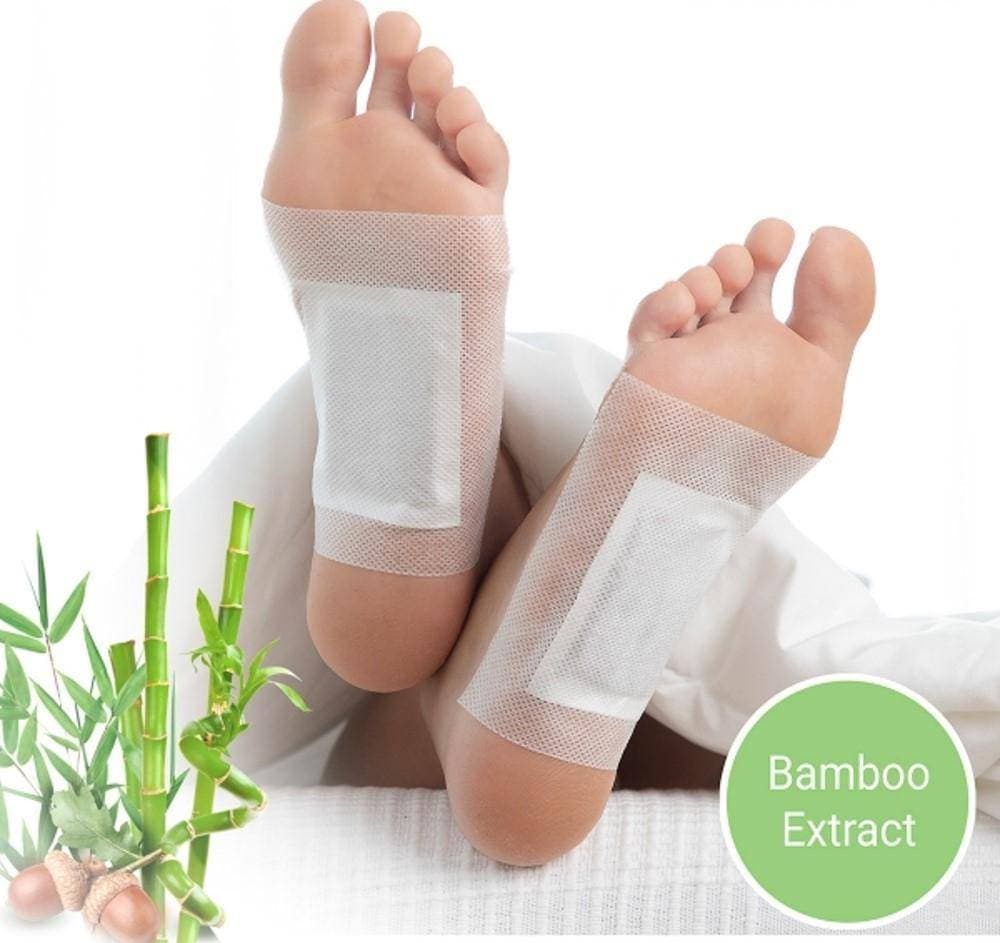 InnovaGoods DETOX Avgiftande fotplåster i bambu 10 st