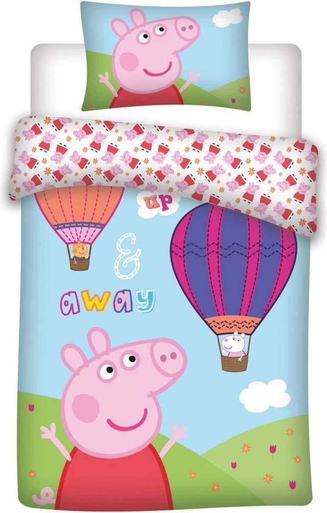 Peppa Pig Greta Pig Bedding, Peppa Pig & Balloon, Pillow Case 100x140cm
