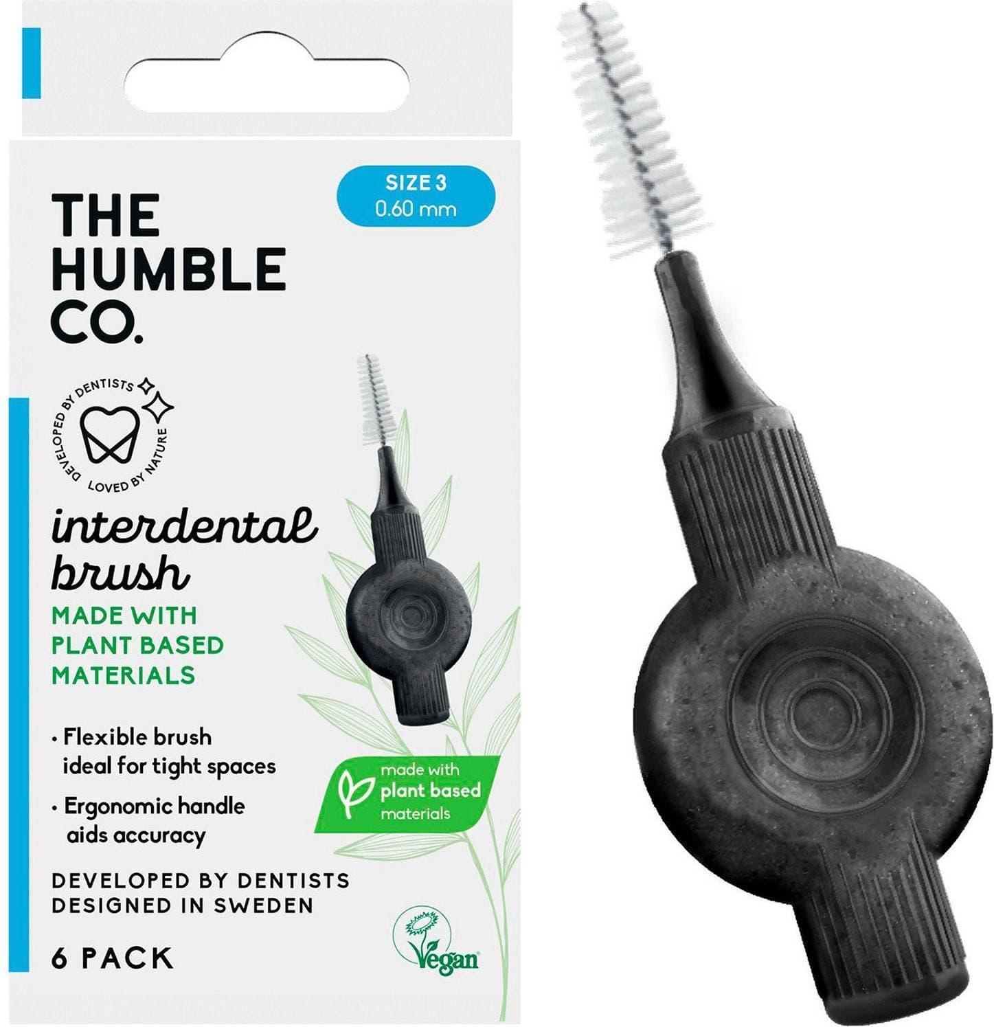 The Humble Co. Plant Based Mellanrumsborste 0,6 6 st