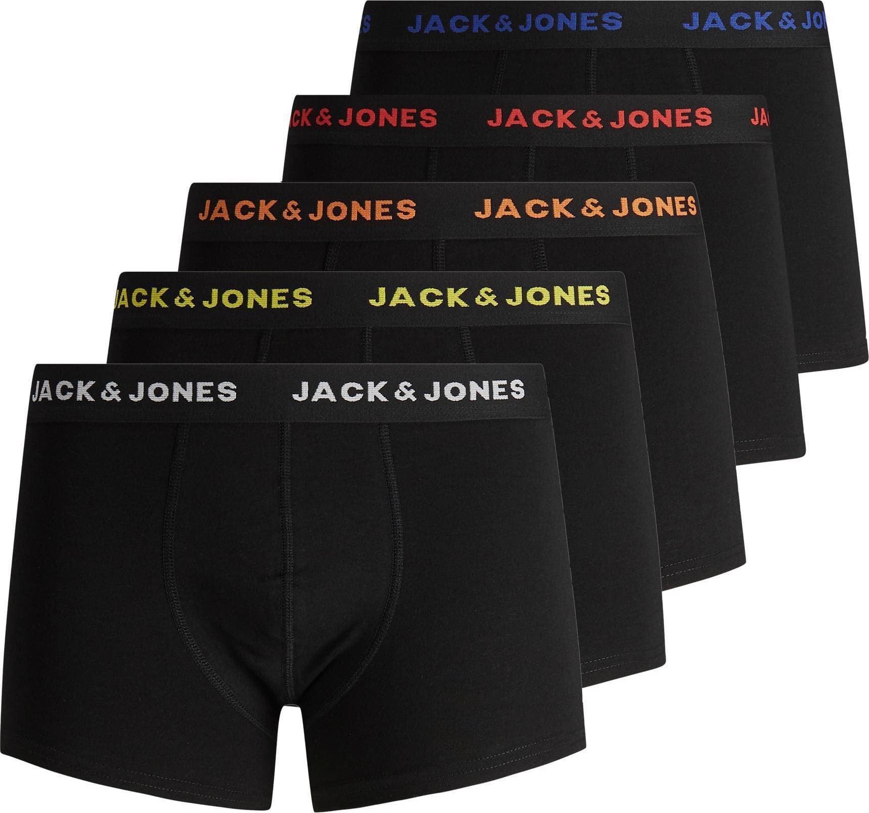 Jack & Jones Boxershorts 5-pack - Black