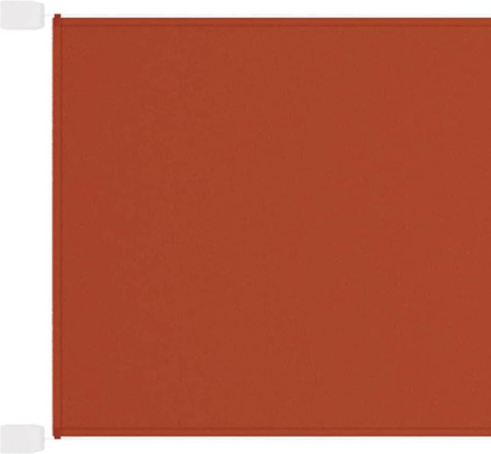 vidaXL Markis Vertikal Terrakotta 140x800 cm Oxfordtyg 140x70cm