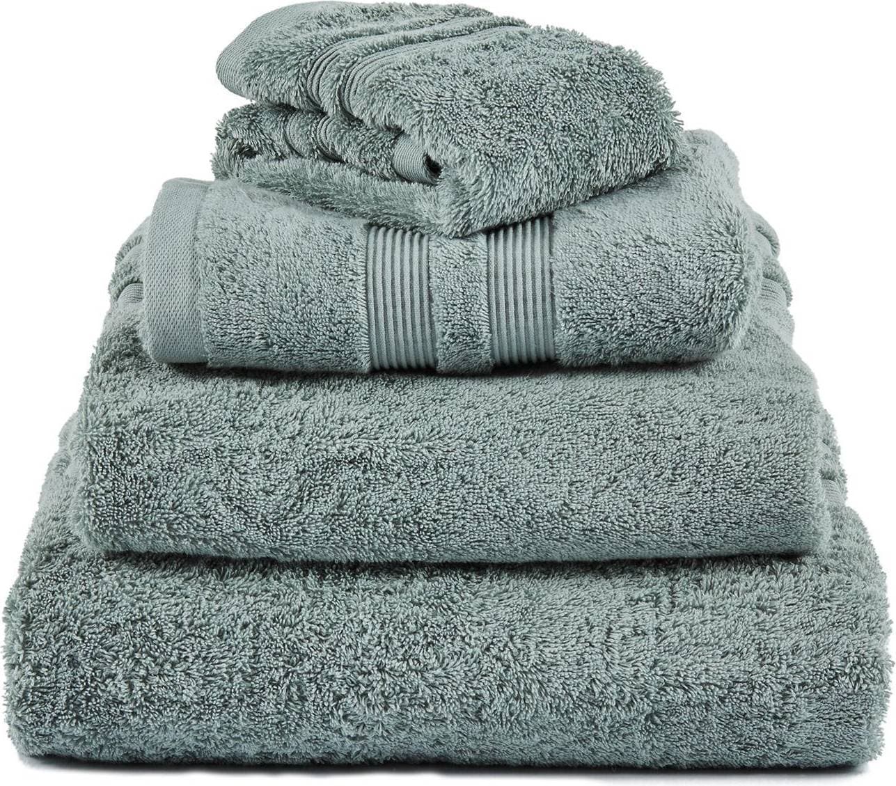 Mille Notti Fontana Handduk Badlakan Blå, Grön, Grå (140x70cm)