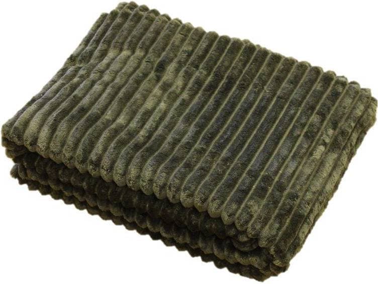 Nina Royal Pläd Fleece Baloo Filt Blå, Grön (170x130cm)