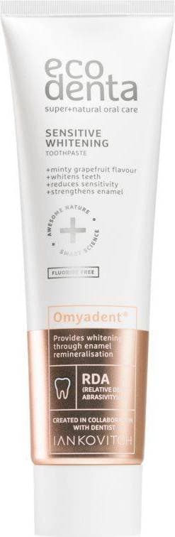 Ecodenta Sensitive Whitening Blekningstandkräm För känsliga tänder