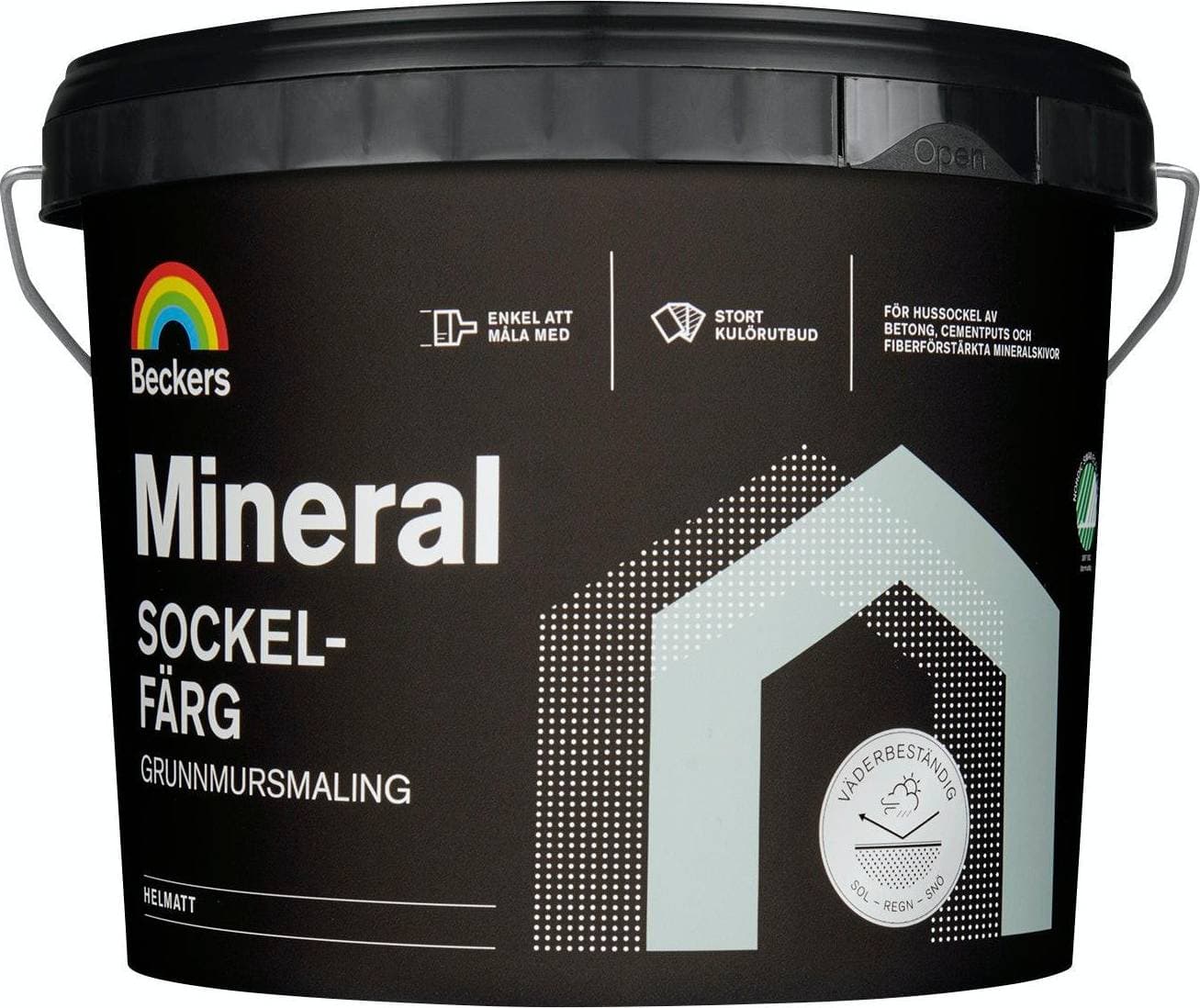 Beckers Mineral Väggfärg, Silikatfärg 3L