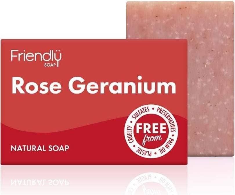 Friendly Soap 95 g, Rose Geranium