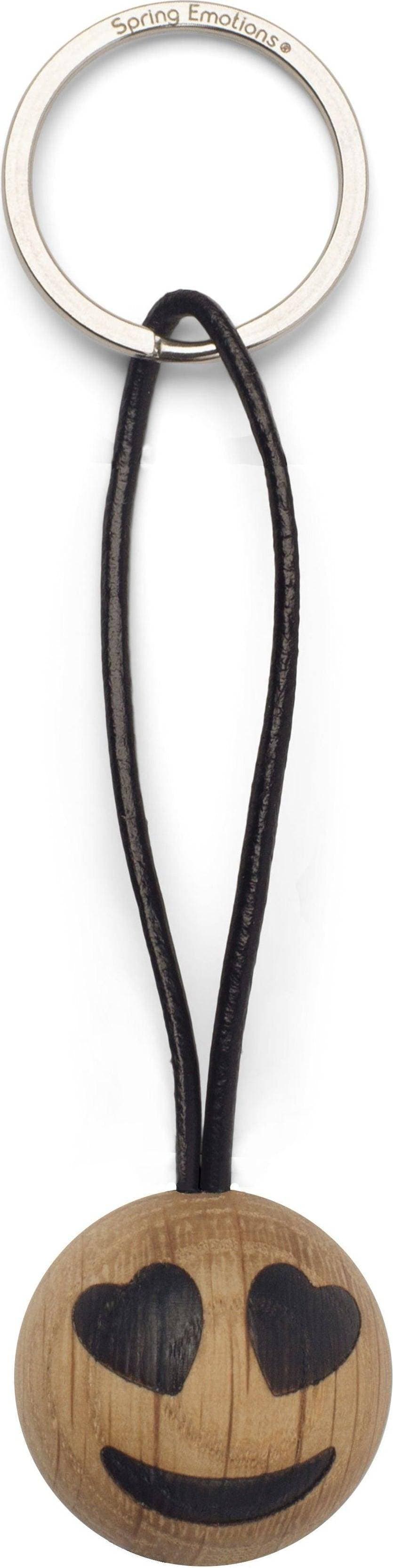 Spring Copenhagen Emoji Nyckelring Heart Eyes Ø3