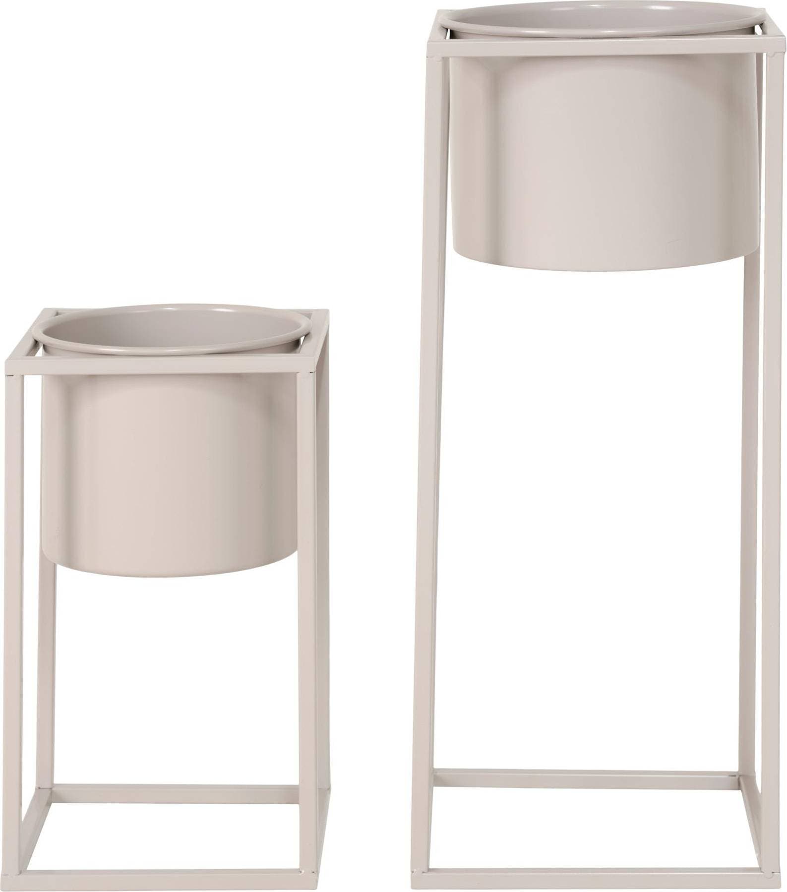 House Nordic Marla Blomställ 2-Pack Beige