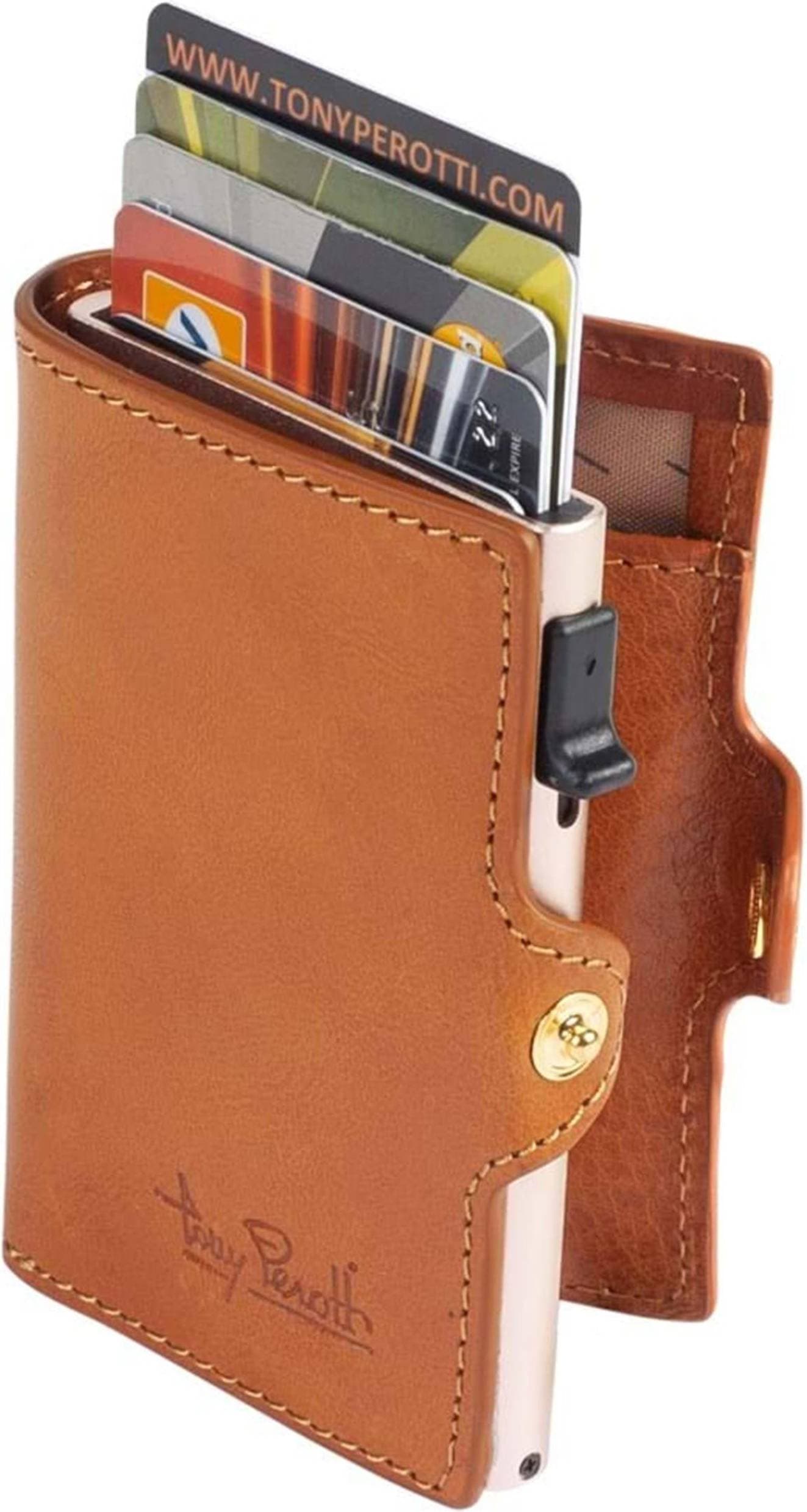 Tony Perotti Cardholder Herr Korthållare Furbo - Brun