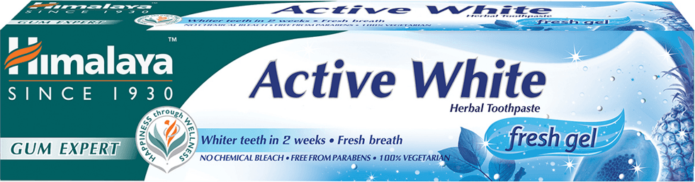 Himalaya Active White Herbal Toothpaste - Fresh Gel