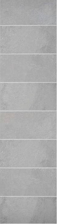 Fibo Våtrumsskiva Crescendo Gris Grande 3D
