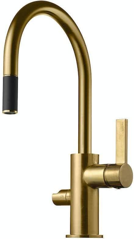 Tapwell ARM385 Brushed Honey Gold Borstad Honey Gold, Honey Gold