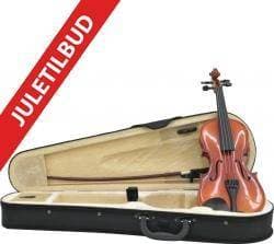 Dimavery Violin 1/8 med rosett i fodral violin