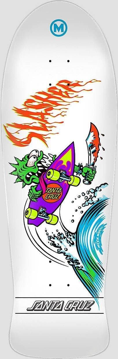 Santa Cruz Skateboard Reissue Deck Meek OG Slasher Multi 10.1