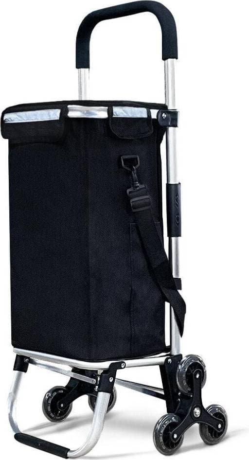 Vounot Folding Shopping Trolley - Black