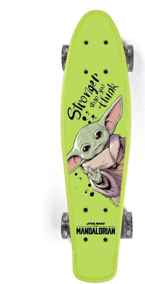 Star Wars Mandalorian Grogu Skateboard/Pennyboard 21.6
