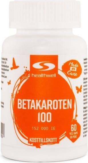 Healthwell Beta Carotene 100 60 st