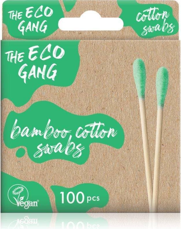 The Eco Gang Bamboo Cotton Swabs bomullspinnar färg White