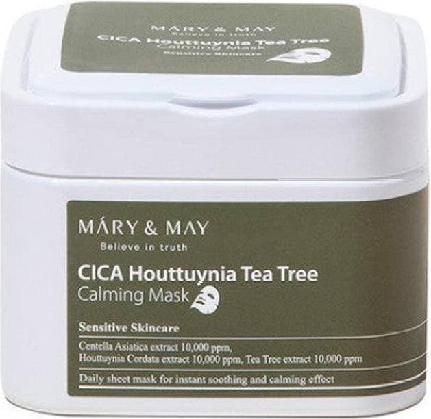 Mary&May Cica Houttuynia Tea Tree Calming Mask Set of 30