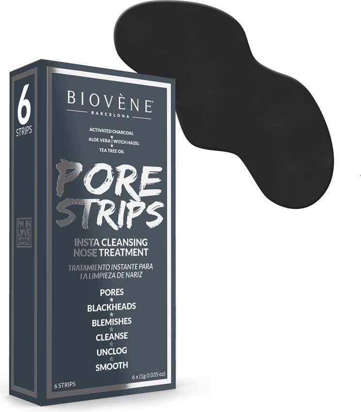 Biovène Star Collection Pore Strips 6-Pack Insta Cleansing Nose Treatment