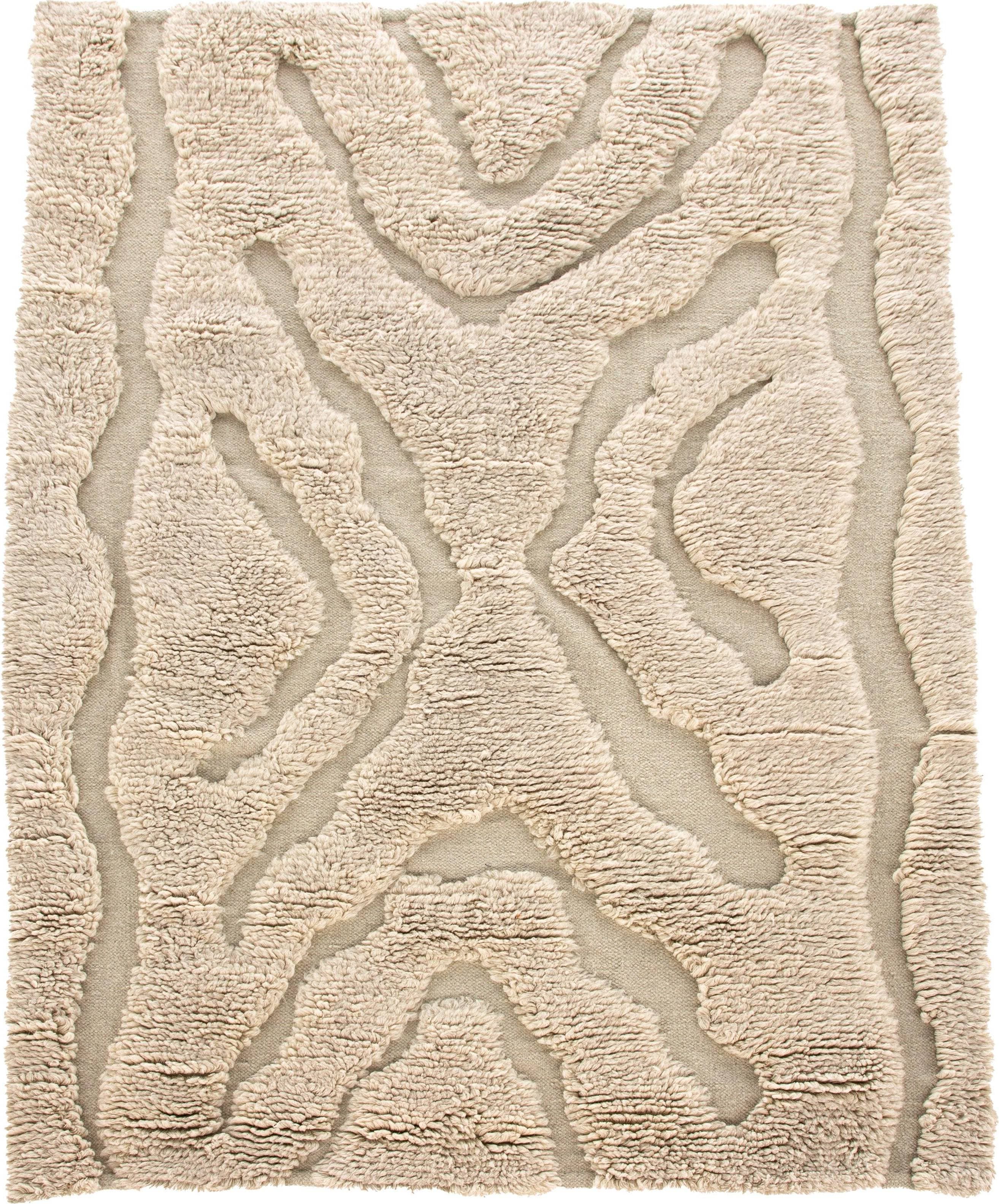 Venture Design Trondheim Josefine Lustig Tæppe 170x240 Beige, Vit cm