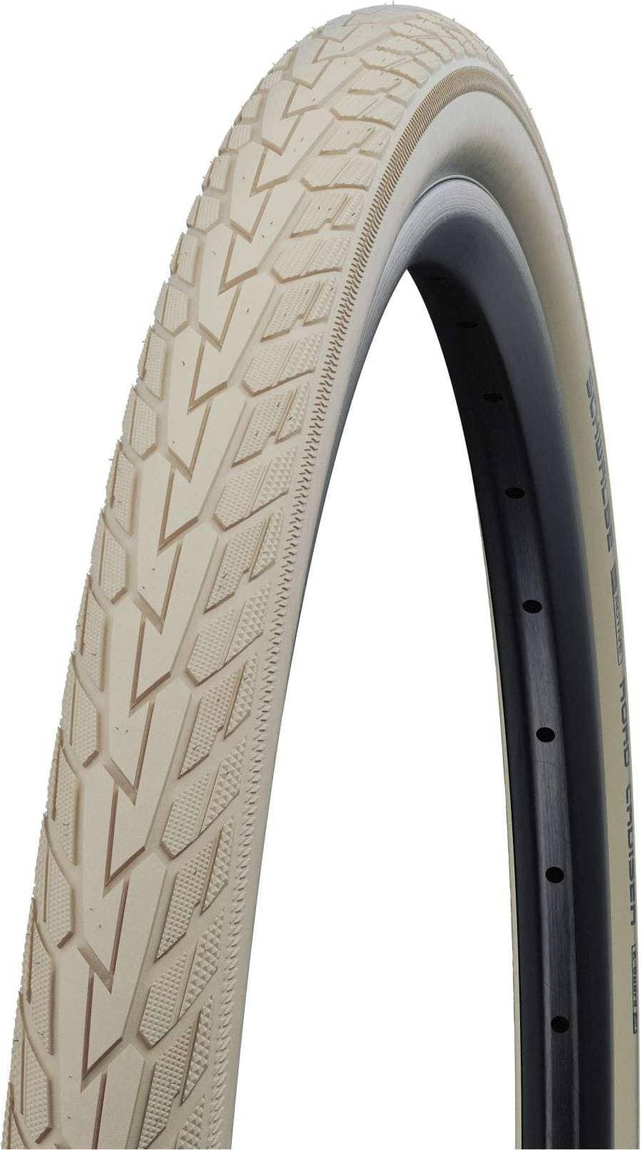 Schwalbe Road Cruiser, Copertone Adulto, Crema/Verde, 42-622