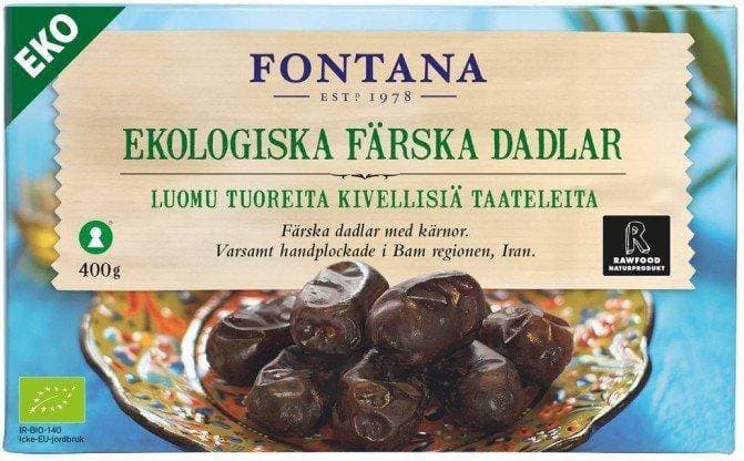 Fontana Fontana Färska ekologiska dadlar 400 400g