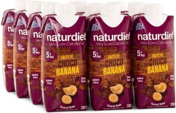 Naturdiet Shake, Chocobanana, 12-pack