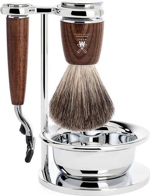 Mühle Rytmo Mach3 Shaving Set Ash