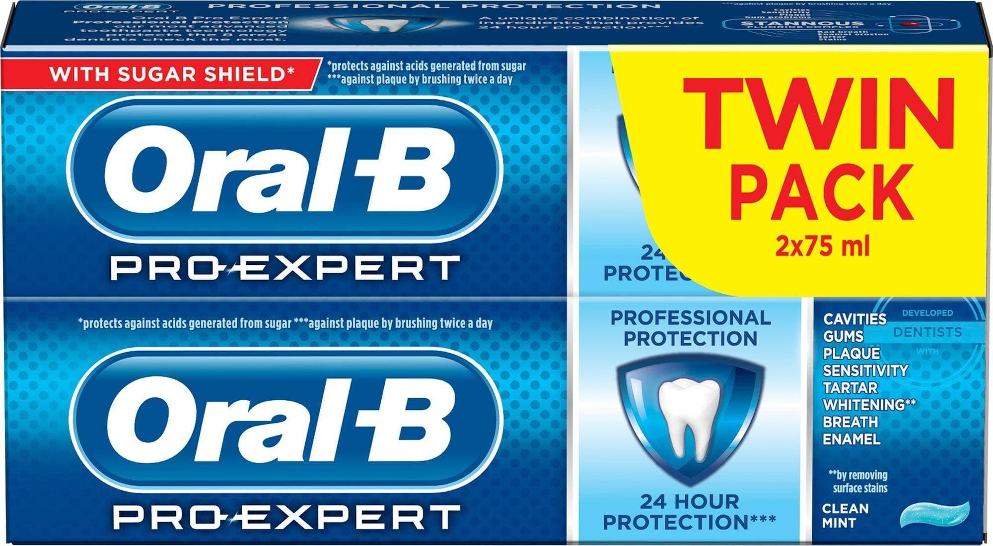 Oral-B Pro-Expert Professional Protection Clean Mint 75ml 2-pack
