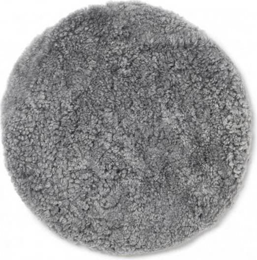 Skinnwille Curly Stolsdyna Grå (34x34cm)