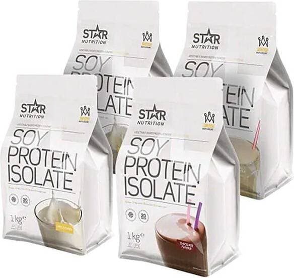 Star Nutrition Soy Protein Isolate 1kg Chocolate 4 st