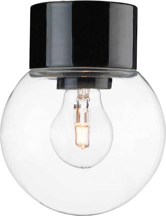 IFÖ ELECTRIC Classic Globe Black Väggarmatur ∅ 15cm