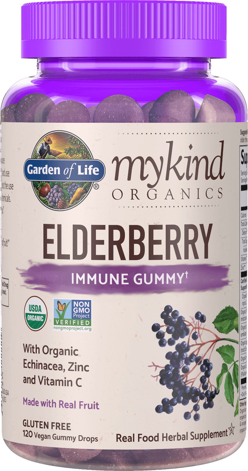 Garden of Life Mykind Organics Elderberry Immune Gummy 120 st