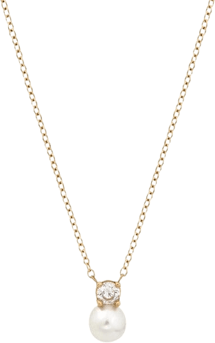 Edblad Luna Necklace - Gold/Pearl/Transparent