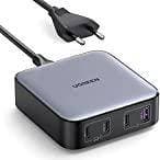 UGREEN CD328 Nexode charger, 3x USB-C, USB-A.