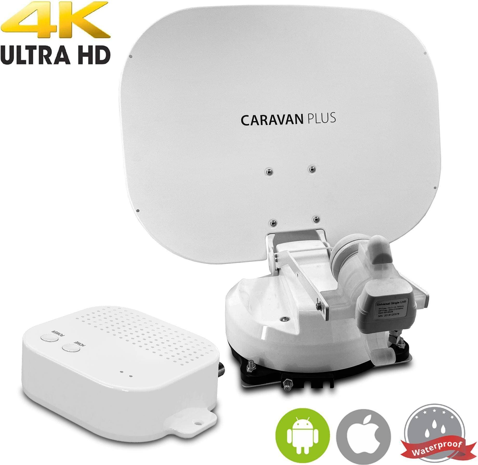 Selfsat Caravan Plus singel helautomatisk satellitantenn