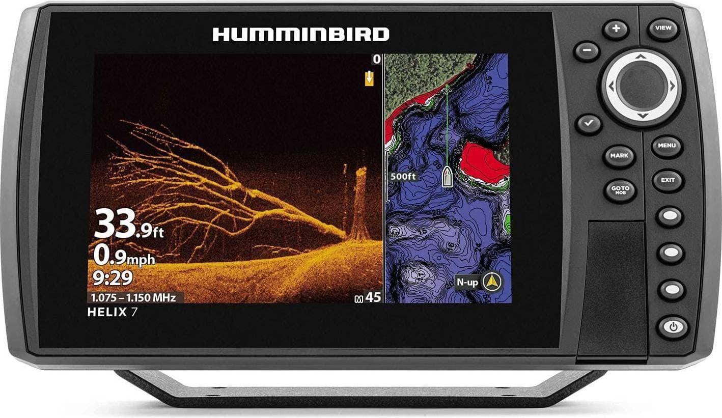 Humminbird Plotter HELIX 7 CHIRP MDI GPS G4N, 7" ekolodsgivare (CHIRP, DownScan)