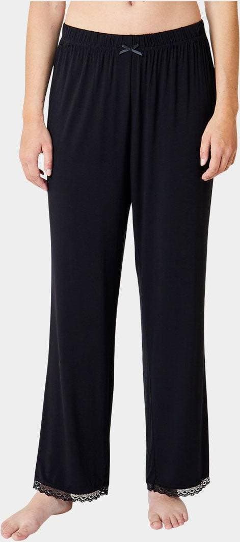 Triumph CCDK Copenhagen Kvinnors supermjuk bambu CCDK pyjamas byxor, svart pyjamas undersida