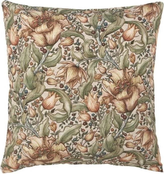 Svanefors Theo Kuddöverdrag Grön, Beige (45x45cm)