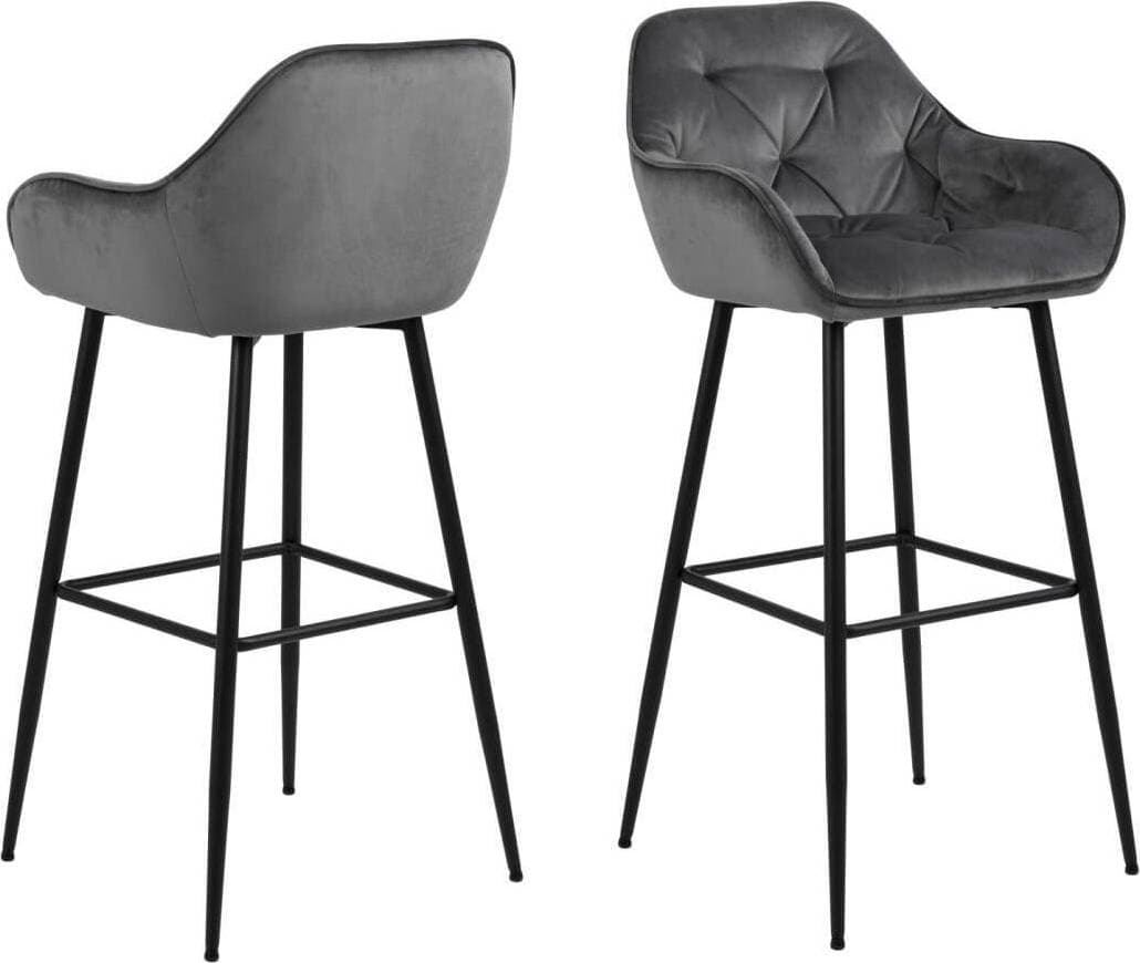 AC Design Furniture Brooke Dark Gray Barstol 104cm 2st