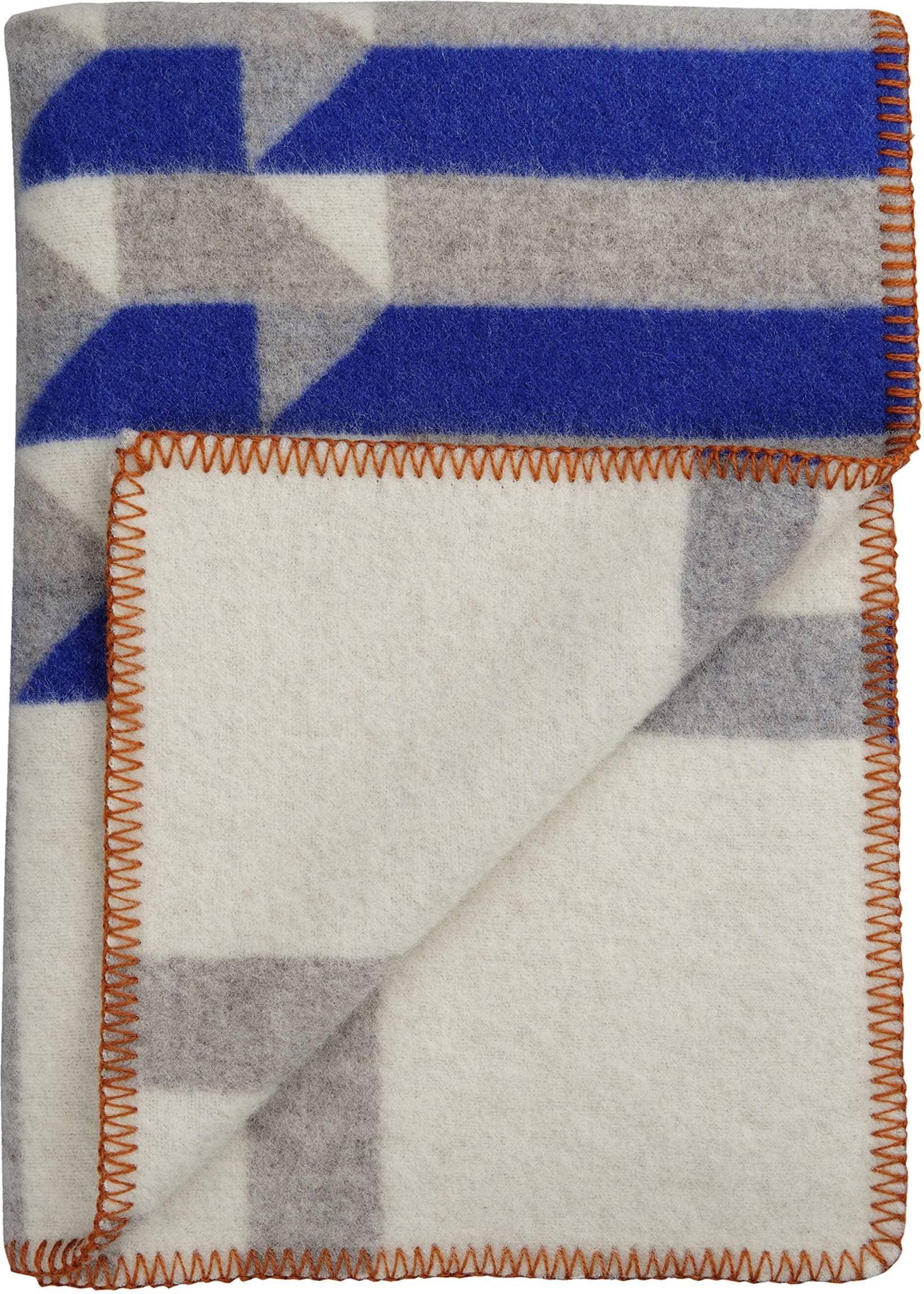 Røros Tweed Røros Tweed Kvam 135x200 cm Blue Filt Rosa, Multifärgad, Blå, Grå (200x)