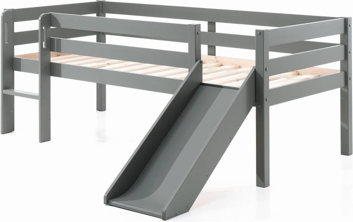 Vipack Pino Low Mid Sleeper Bed with Slide 175x207.6cm