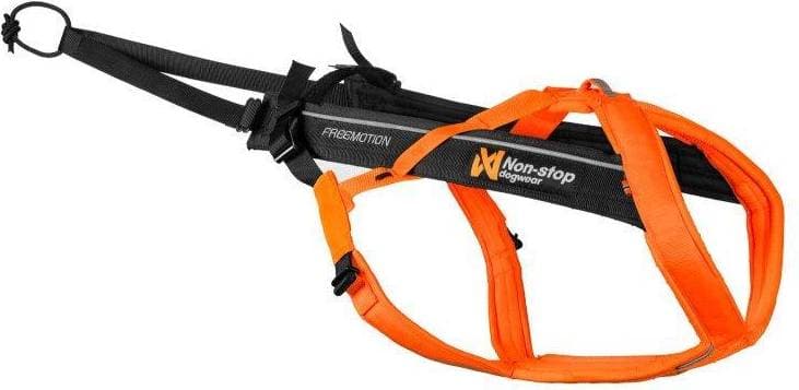 Non-Stop Dogwear Freemotion Harness 5.0 Black Orange
