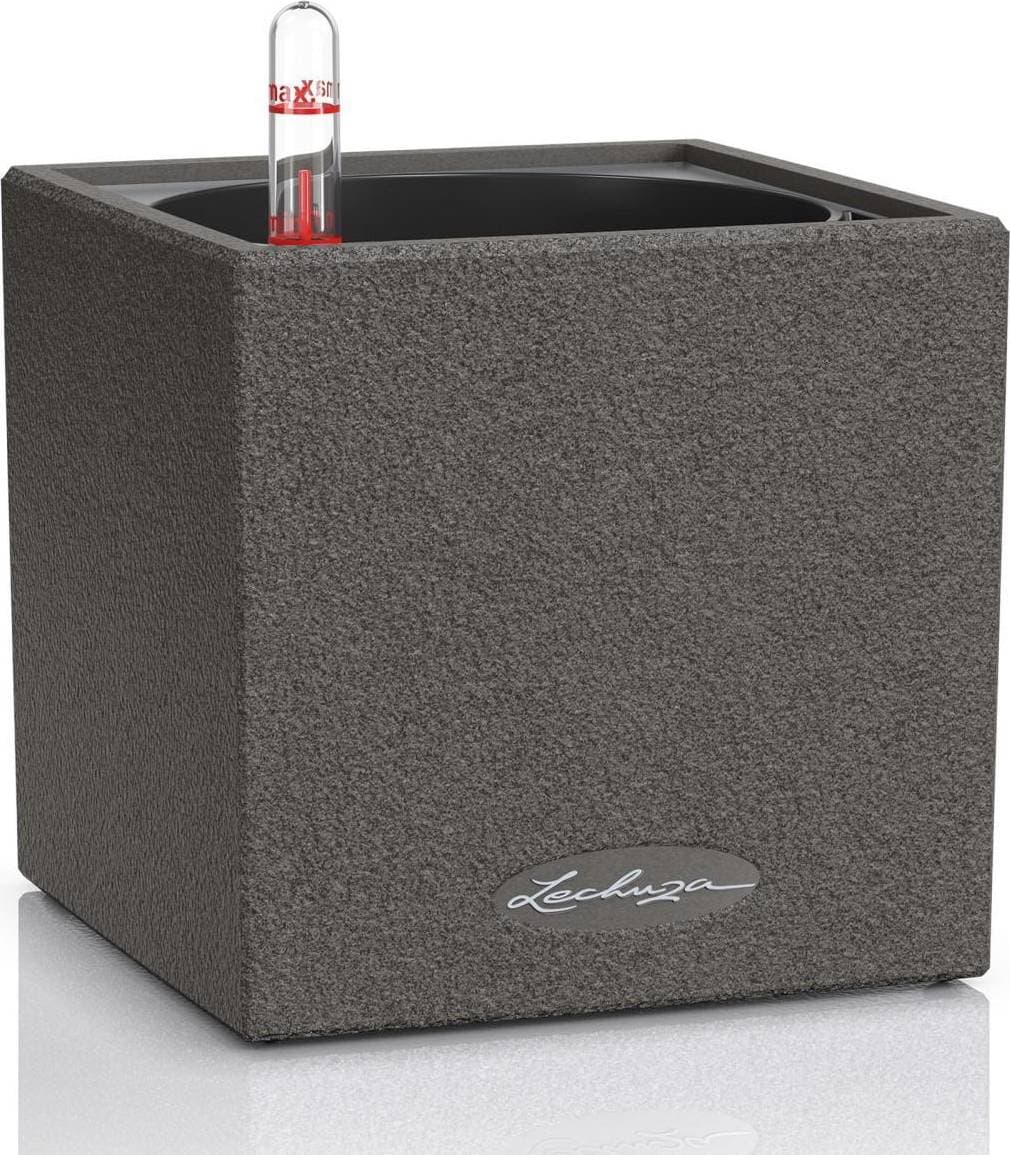 Lechuza Självvattnande Kruka Canto Color Stone 14cm ∅14cm