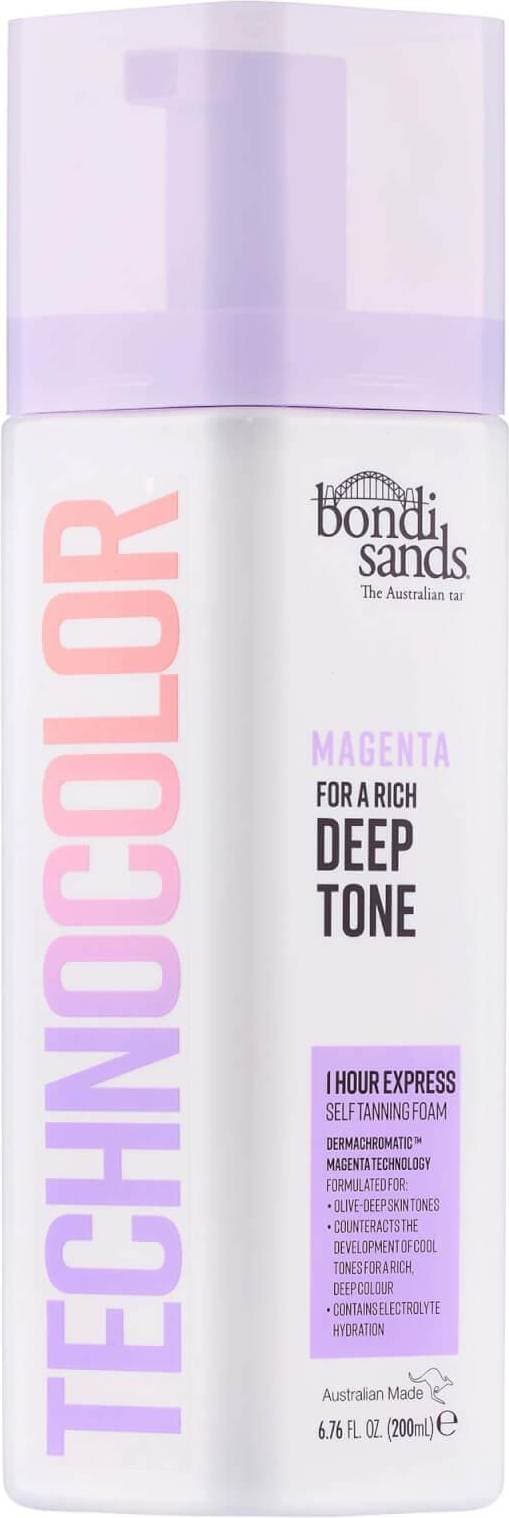 Bondi Sands Technocolor 1 Hour Express Self Tanning Foam Magenta 200ml