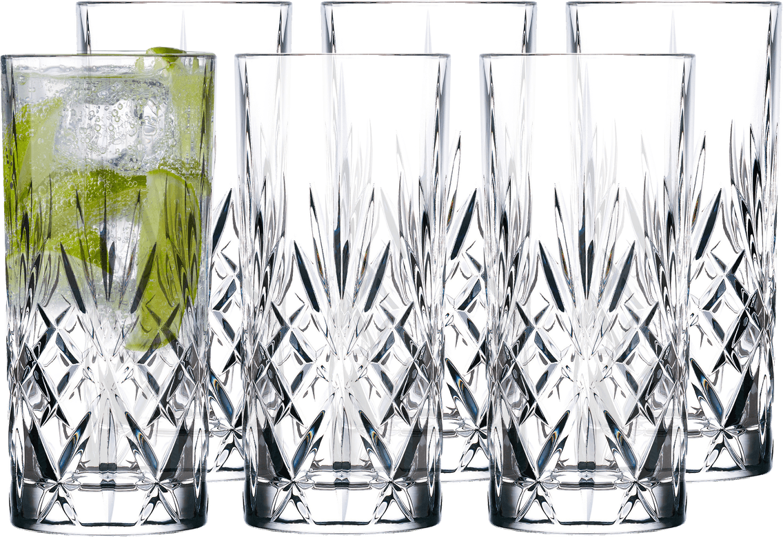 Lyngby Melodia Highball Drinkglas 36cl 6st