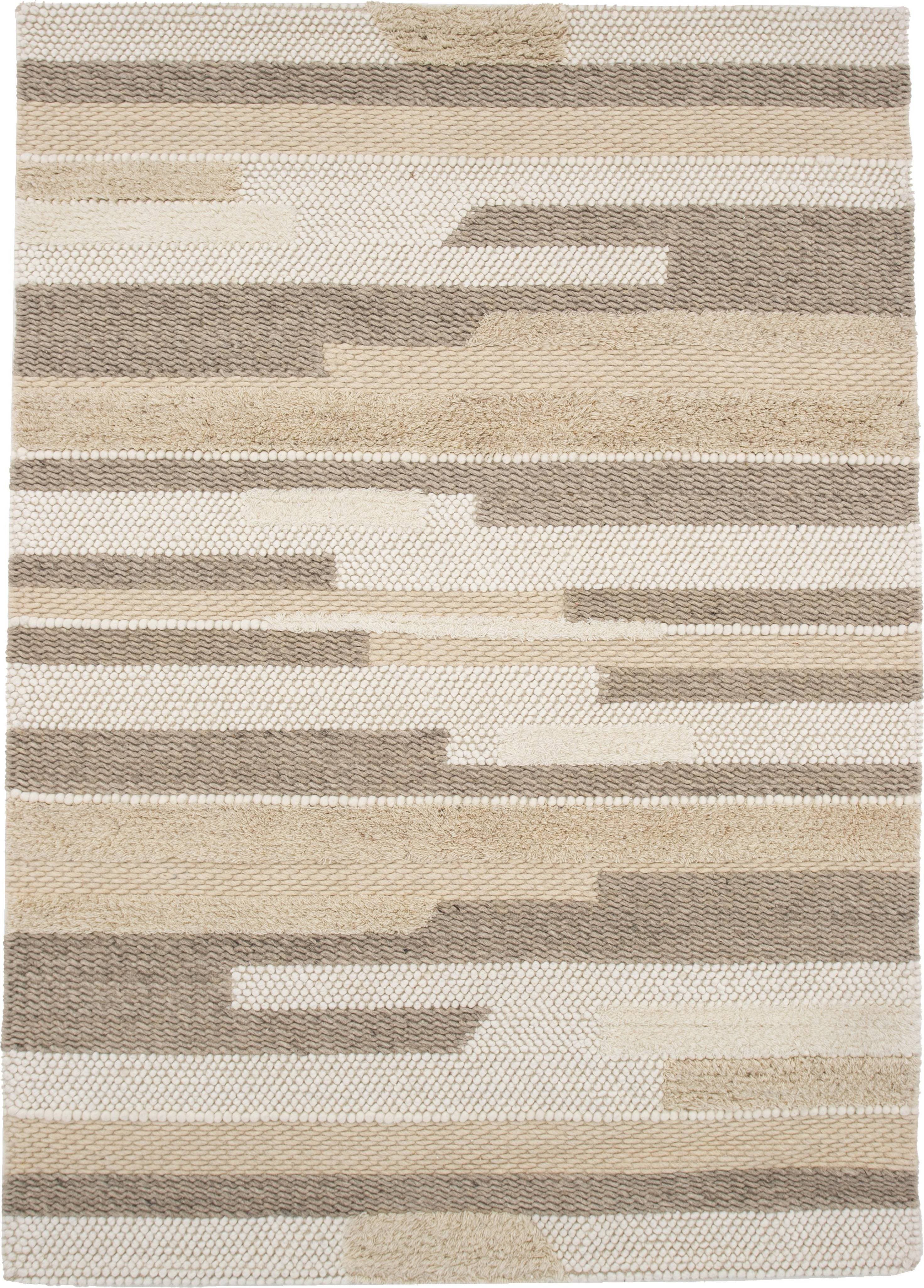 Venture Design Sixten Ull 300*200- -Rektangulär-Multi Multifärgad, Beige, Vit cm